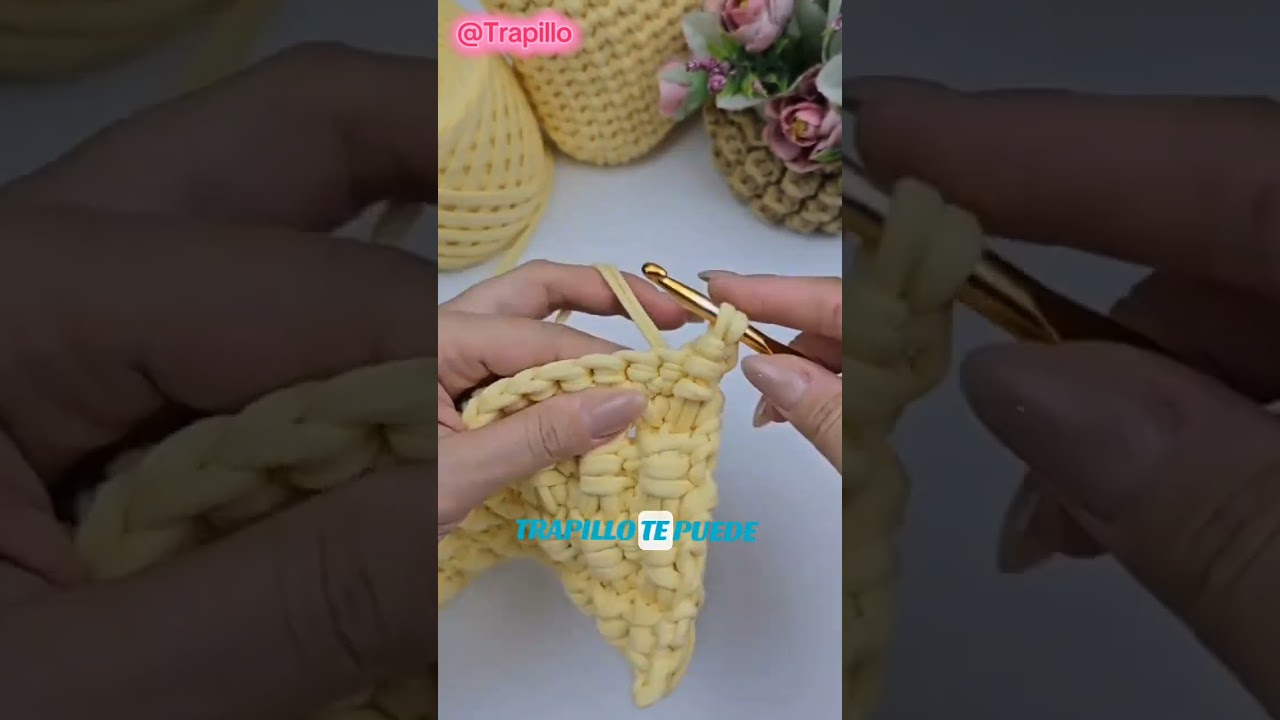 Nadie te dice ESTO cuando empiezas con trapillo 😱🧶#crochet #trapillo #tejedoras