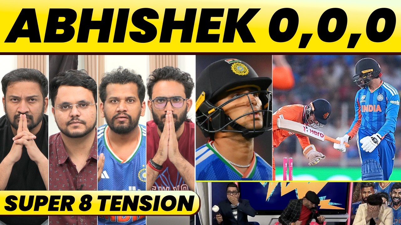 ABHISHEK SHARMA ANOTHER DUCK, TENSION FOR INDIA. NEXT SOUTH AFRICA. BIG GAME