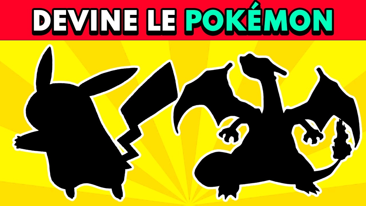 Devine le Pok&eacute;mon ⚡️🔥💧| Facile, Moyen, Difficile, Extr&ecirc;me🤯