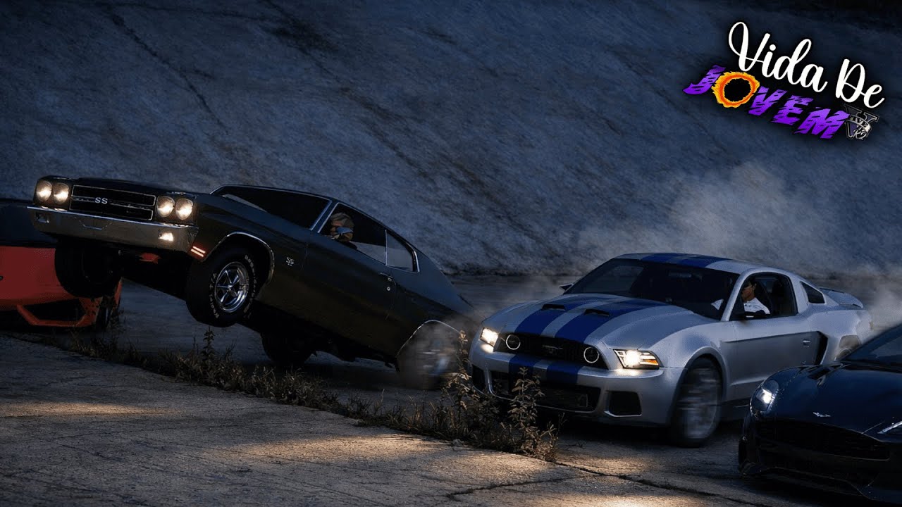 GTA 5: VIDA DE JOVEM - FINALMENTE!!! FIZ MINHA PRIMEIRA CORRIDA COM O CHEVELLE!!! #03