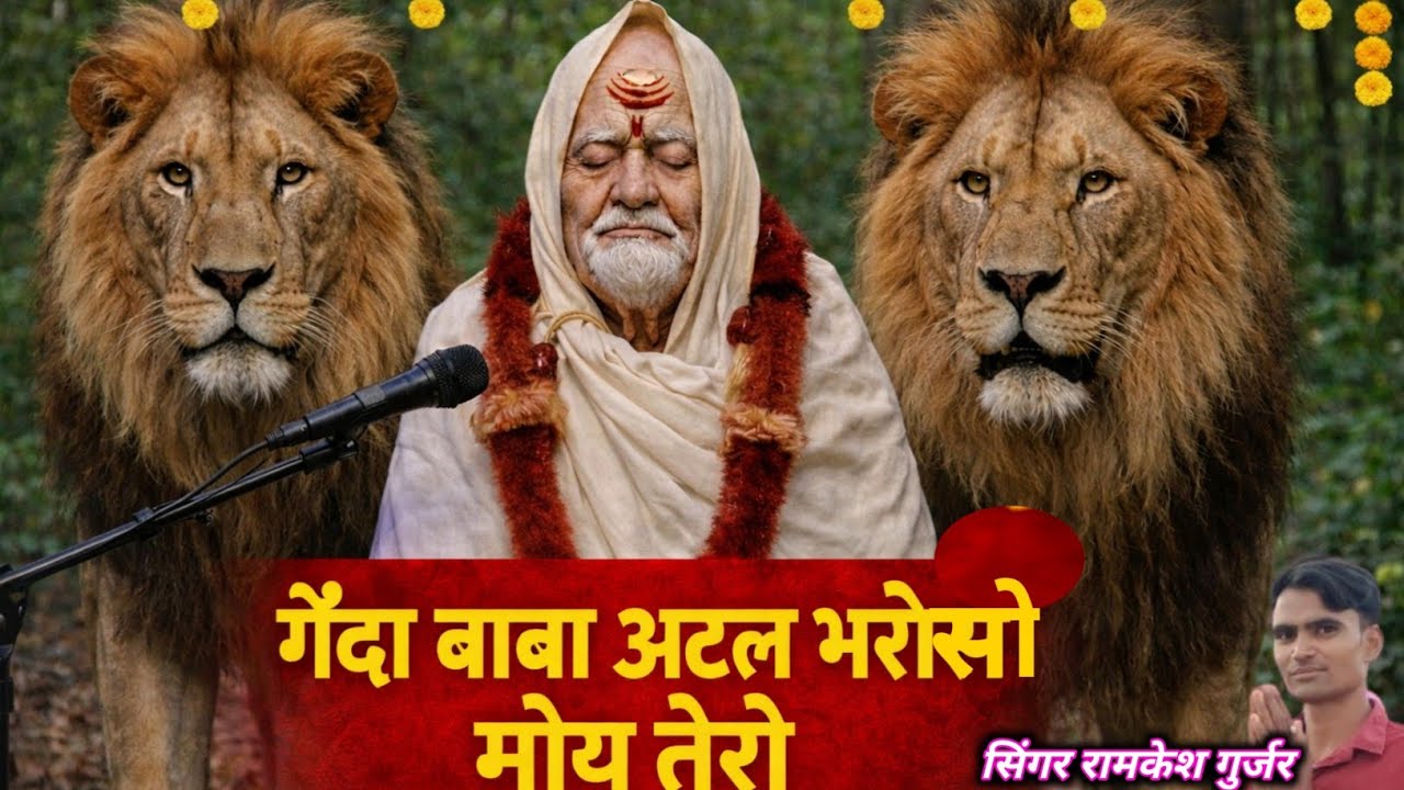 गेंदा बाबा अटल भरोसौ मोय तेरो #bhajangaindababa Rakhiyo laj Ramkesh Gurjar bhajan...