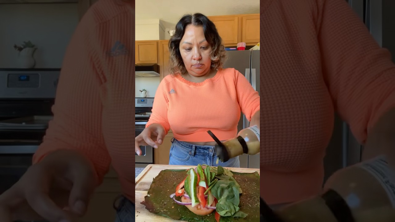Hyper ketosis diet day 13/spinach wrap for breakfast