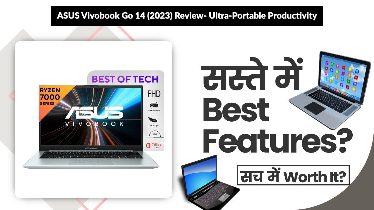 ASUS Vivobook Go 14 (2023) Review- Ultra-Portable Productivity | Review in Hindi | Features