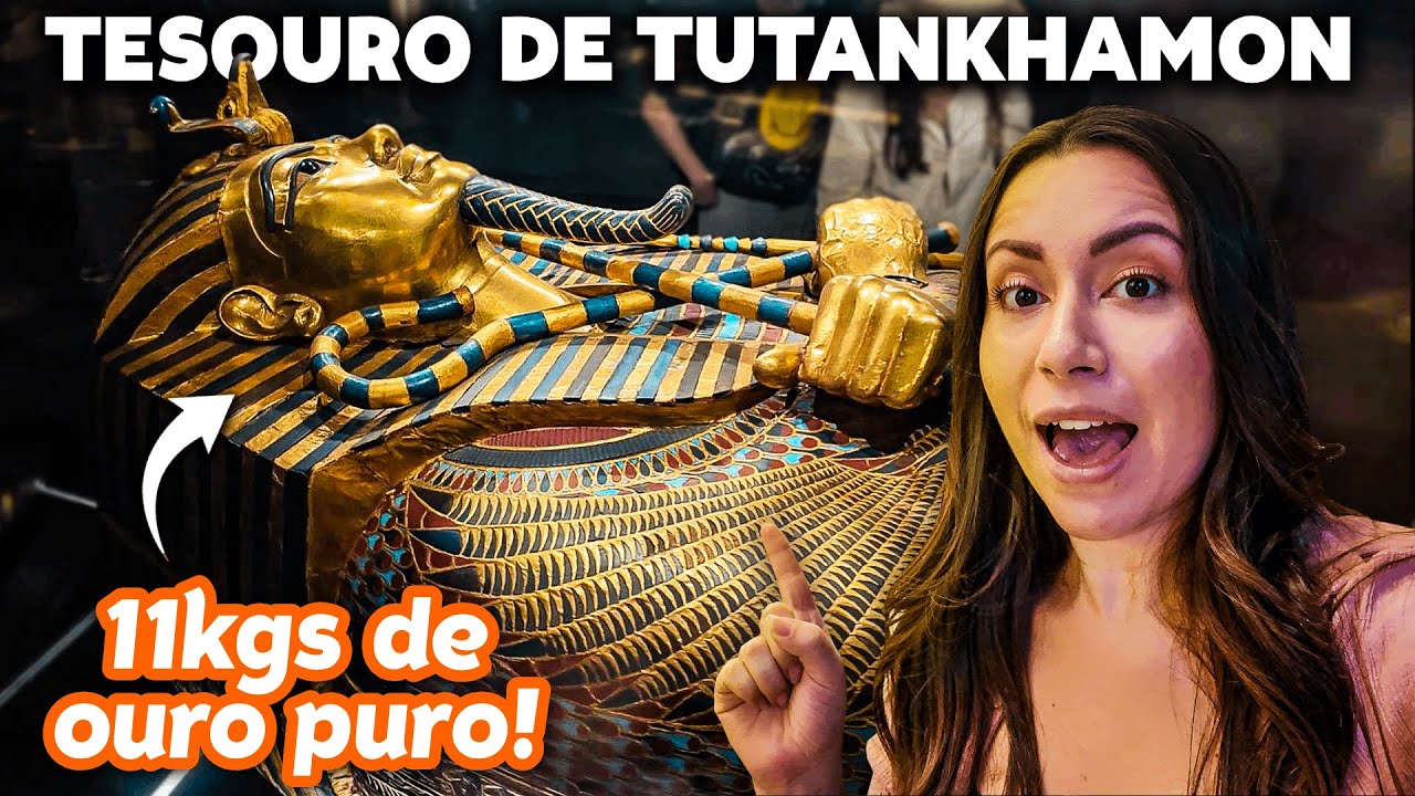 POR DENTRO DO NOVO MUSEU EGÍPCIO & TESOURO DE TUTANKHAMUN! Tour Completo 2025