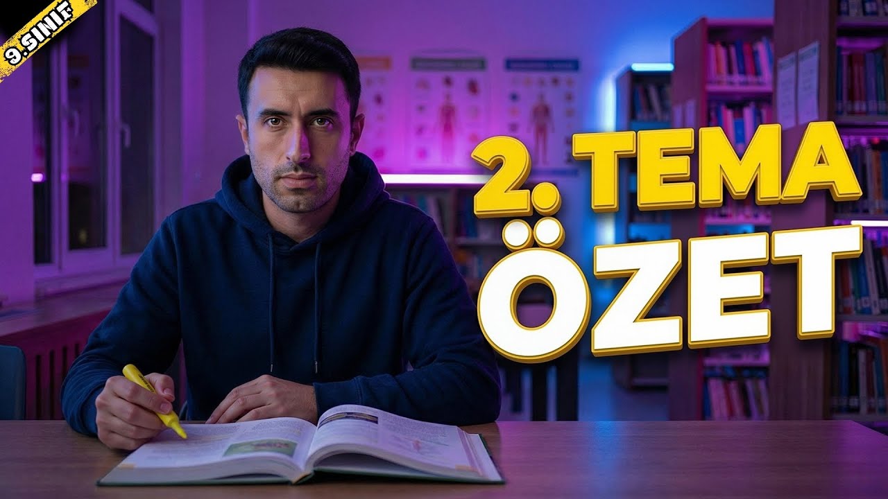 9. Sınıf Edebiyat 2. Tema: ANLAM ARAYIŞI ÖZET | Görsel Hafıza Teknikleriyle