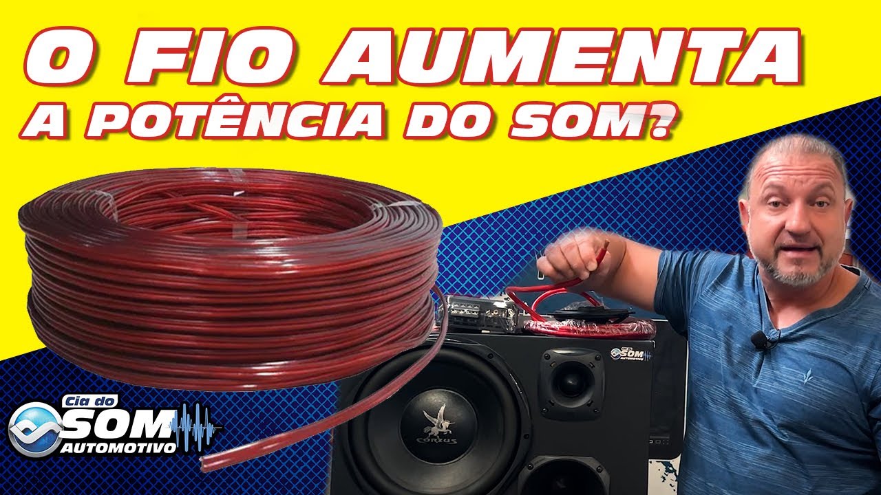 Fio aumenta a potencia do meu som? #somautomotivo #fiodecobre #instalação #ciadosom #taramps #caixa