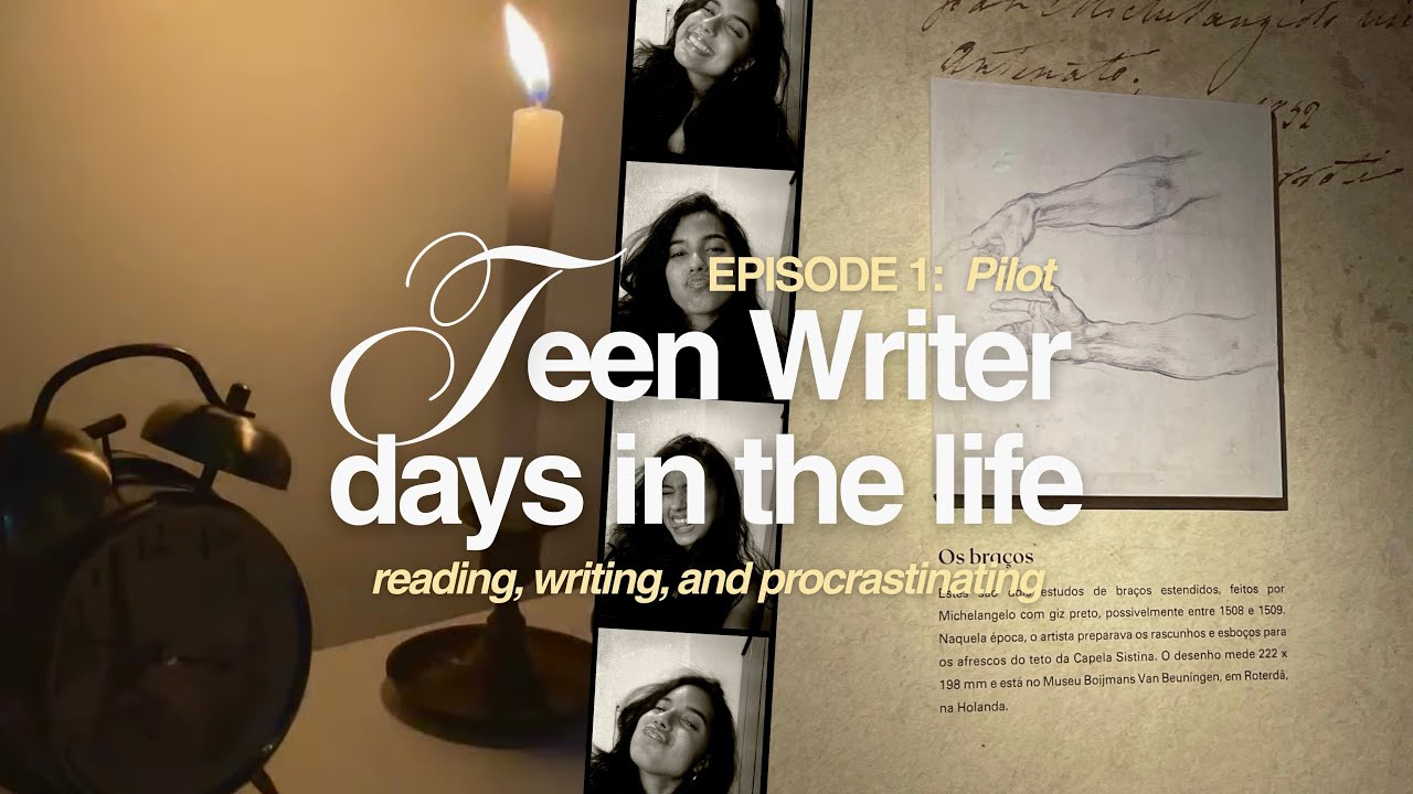 *REALISTIC* DAYS IN THE LIFE OF A TEEN WRITER | a not so productive weekly vlog 📖