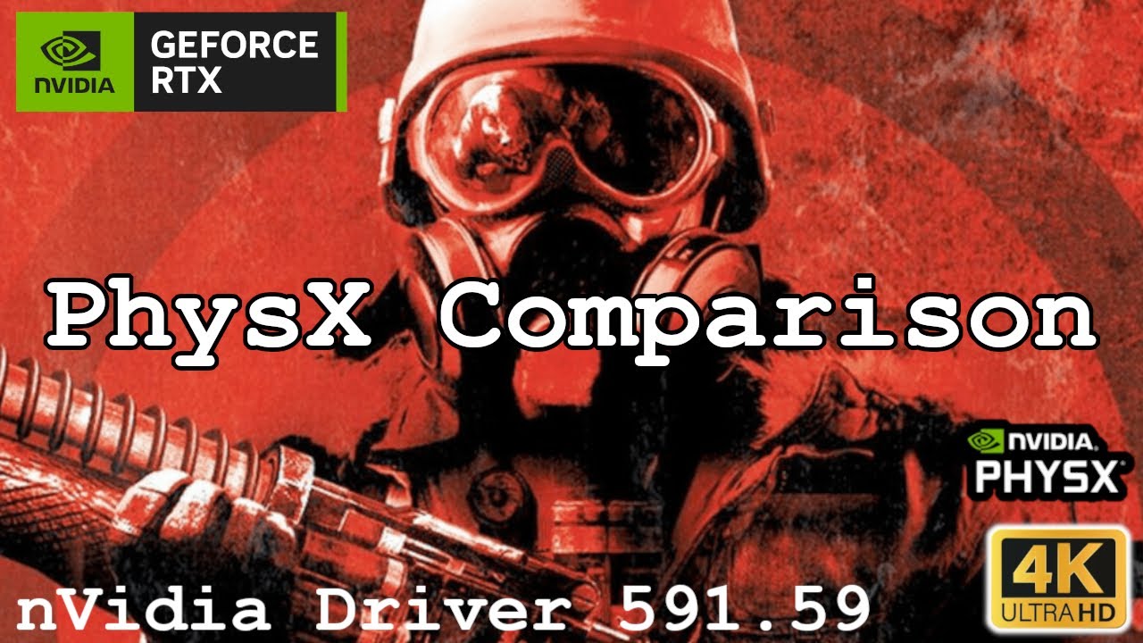 RTX 5090 | Metro 2033 | nVidia PhysX Comparison | Driver 591.59