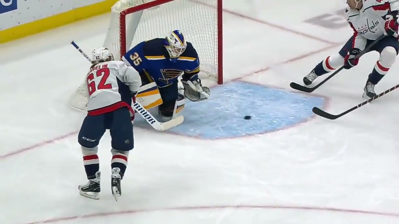 Ville Husso makes unbelievable  save vs Washington Capitals
