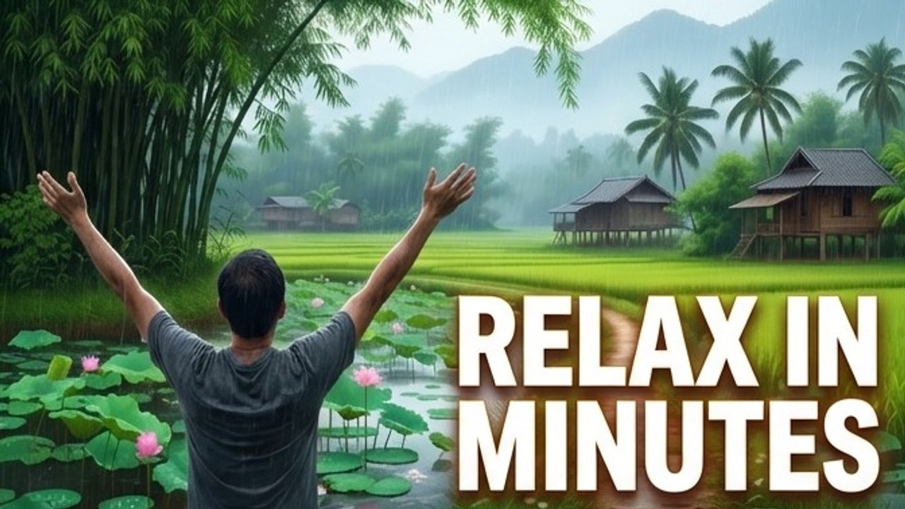Relax in minutes | Relaxing Music & Rain Sounds for Meditation   Relieve Stress,