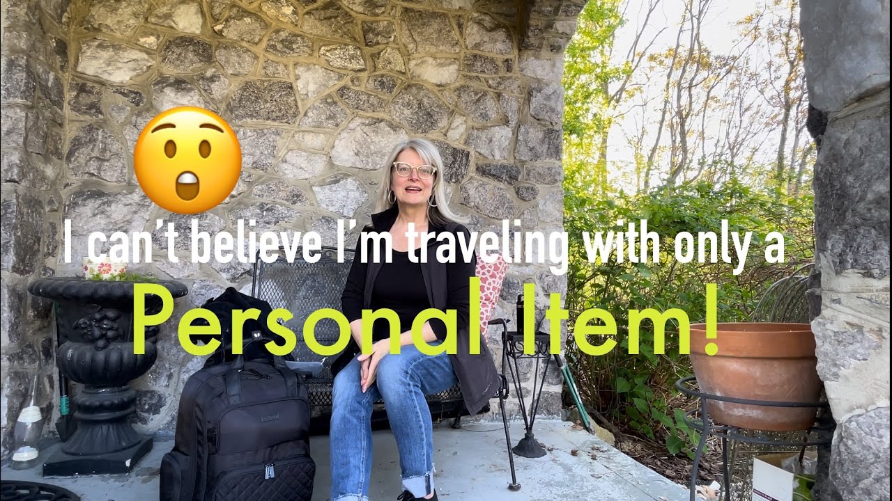 #onebagtravel Personal Item Only For Allegiant Airlines Flight: 4 Days In A Warm Climate #18x14x8