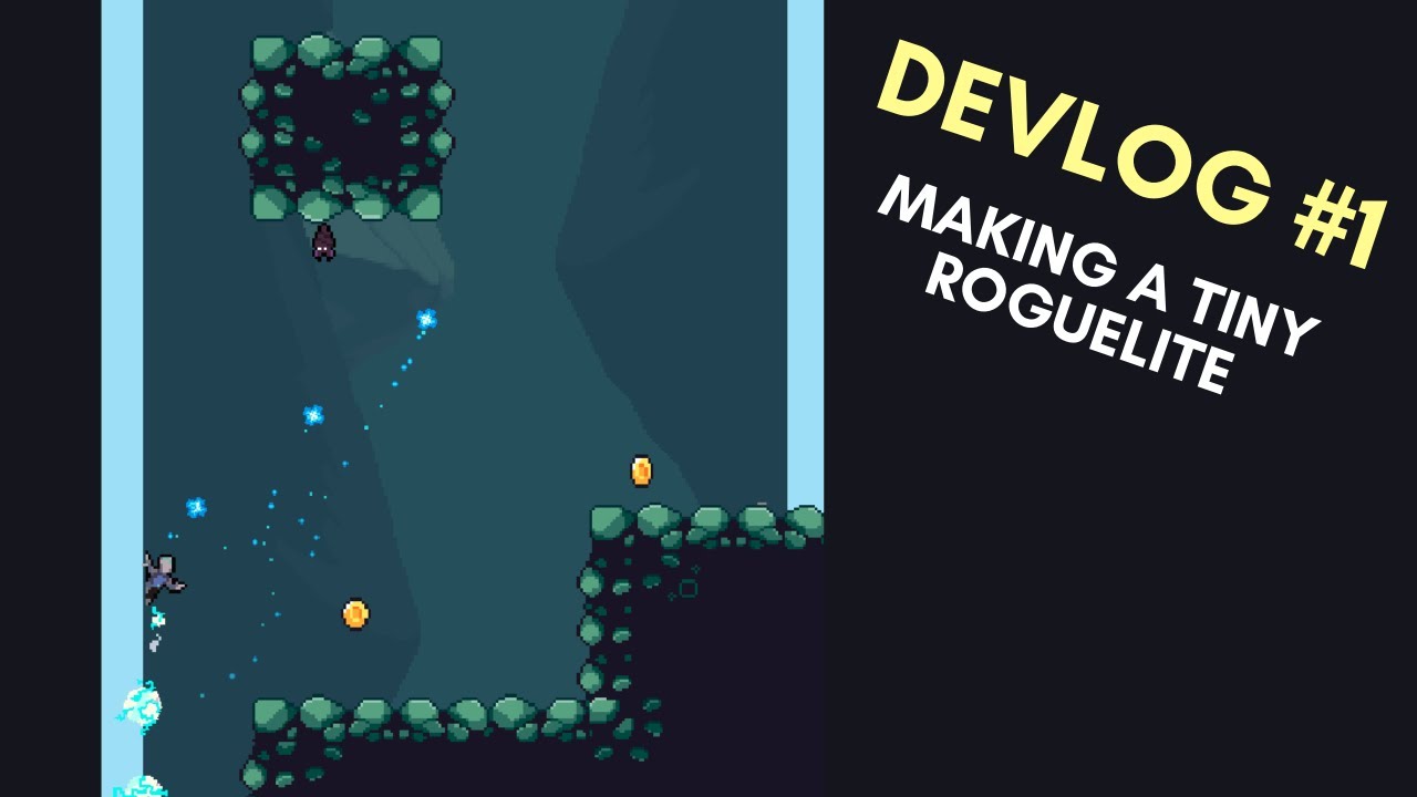 Making a Downwell Inspired Roguelite Game! | devlog #1