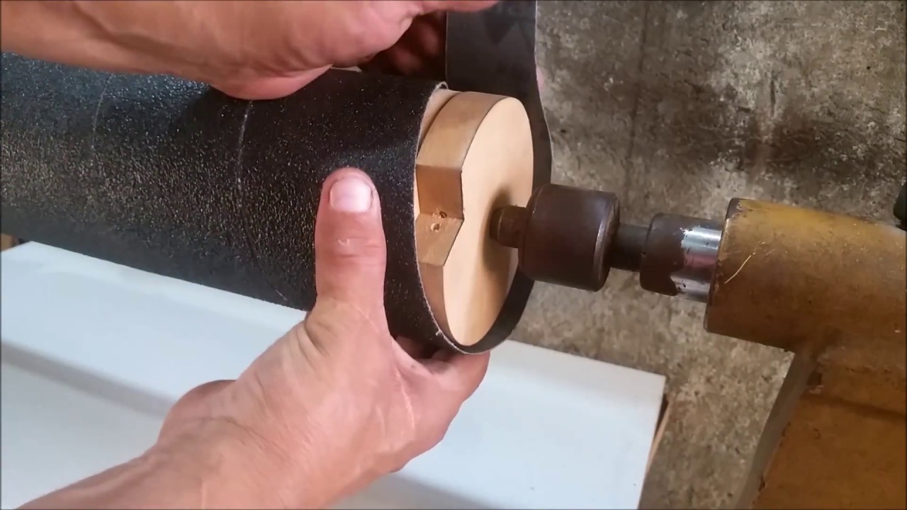 #8 Lixadeira de rolo para torno