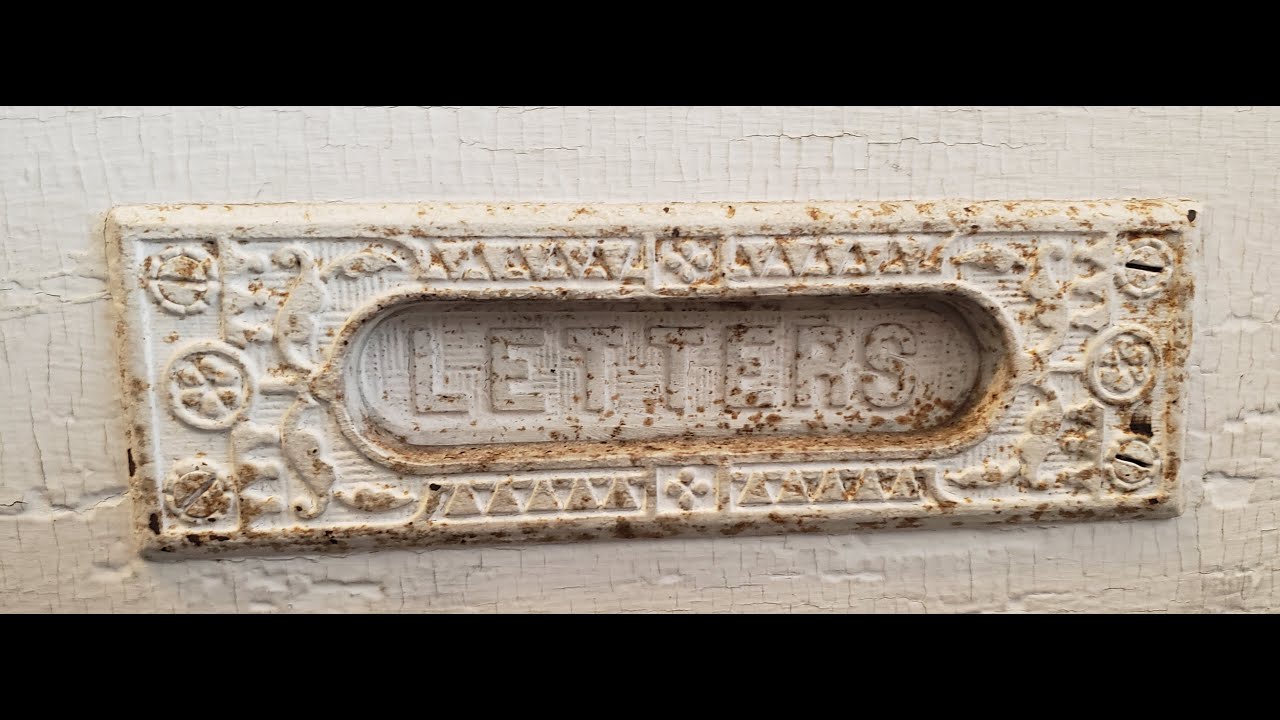 Restoration of an antique mail slot with amazing results