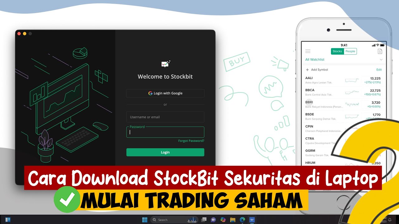 Cara Download StockBit di Laptop |  Mulai Trading Saham