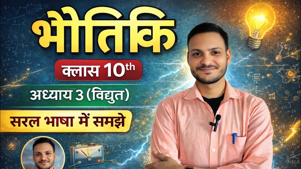 वर्ग 10th के भौतिकी में विद्युत धारा को समझने का आसान तरीका पूरा वीडियो जरूर देखे ओर सपोर्ट करें 