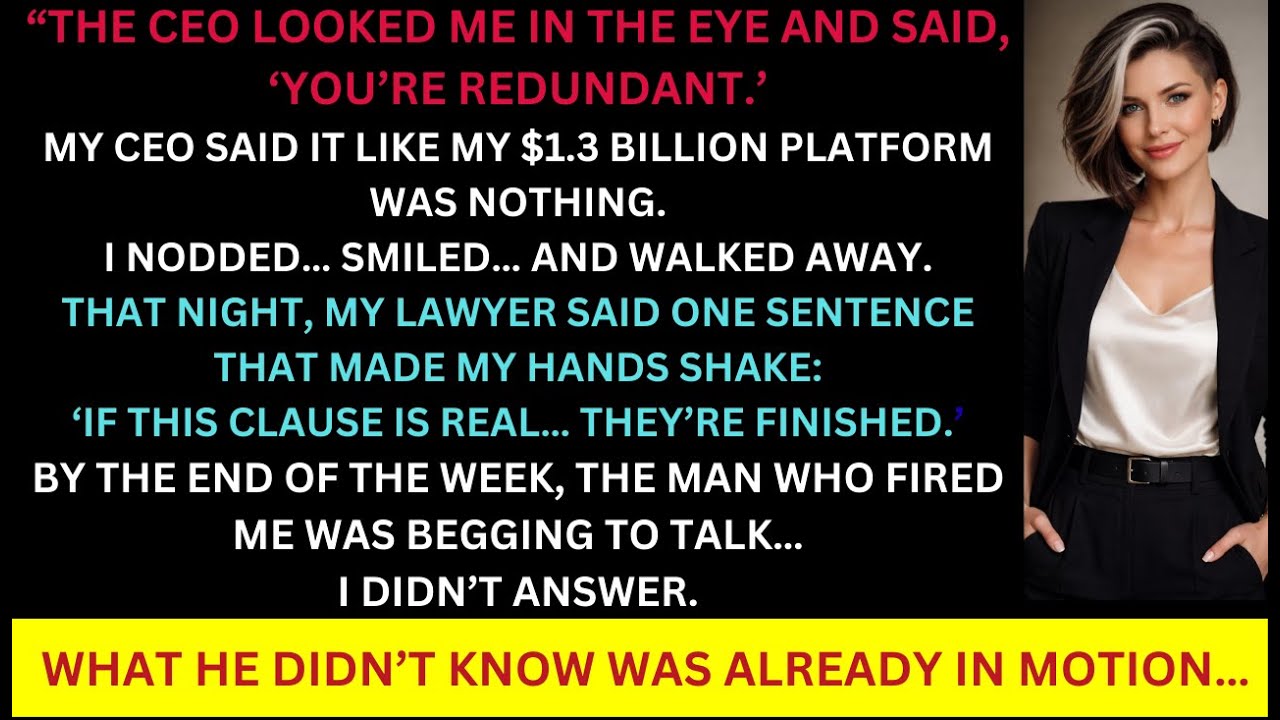 My CEO Fired Me After I Created a $1.3 Billion Revenue Stream&mdash; I Executed the Exit Strategy I Owned