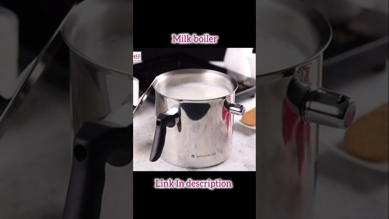 Effortless Milk Boiling with Whistle Indicator /Amazon's Top Stainless Steel Milk Boiler #MilkBoiler