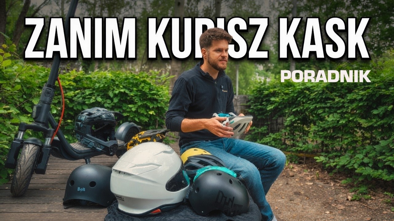 KASK NA HULAJNOGĘ ELEKTRYCZNĄ (i nie tylko) - jak dobrze dobrać i czym się kierować?