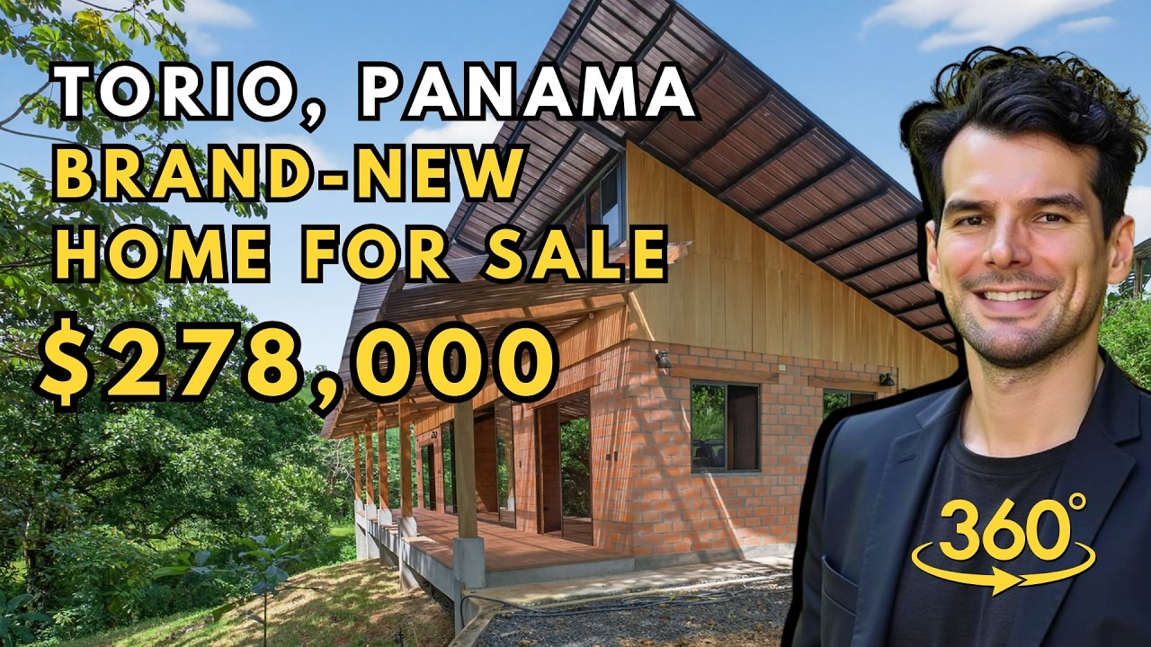 Brand-New Jungle Home for Sale in Torio, Veraguas, Panama| 360° VIRTUAL VIDEO | WATCH IN 8K