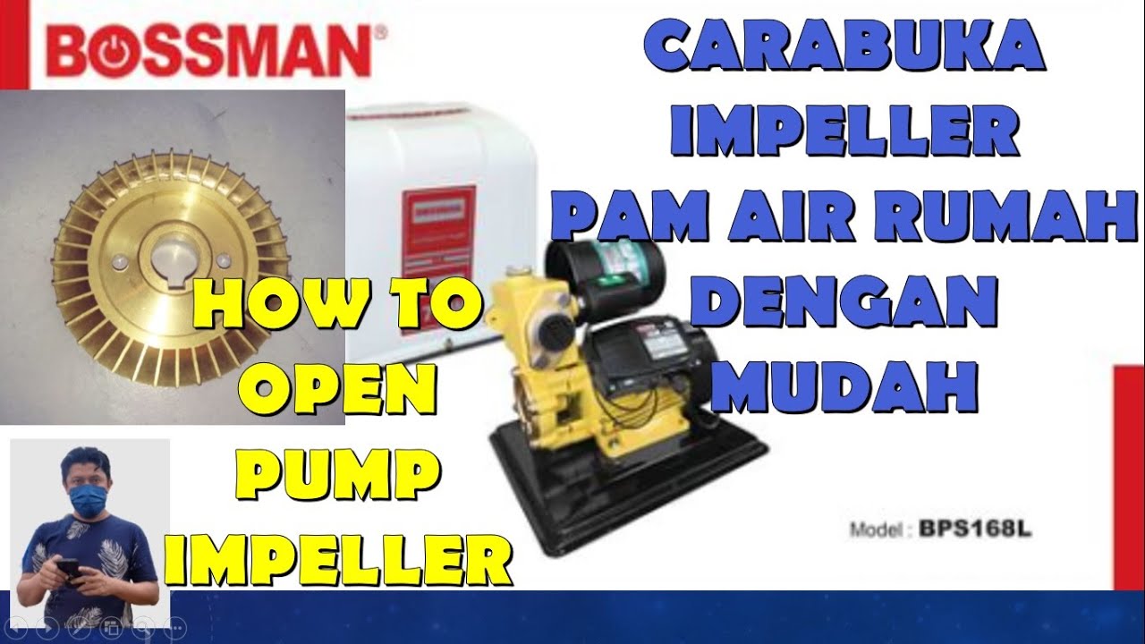 #61 CARA BUKA IMPELLER PAM@POMPA AIR /HOW TO OPEN PUMP IMPELLER