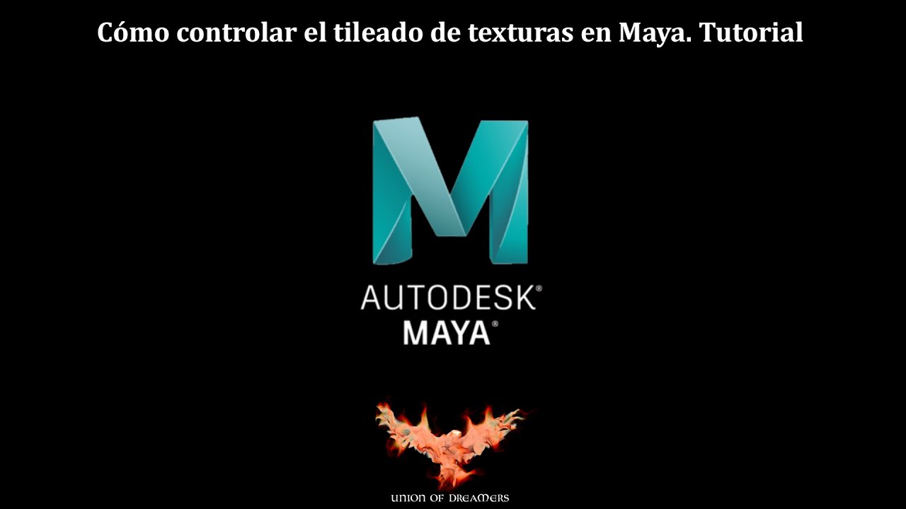 Como controlar el tileado de texturas en Maya. Tutorial Espa&ntilde;ol