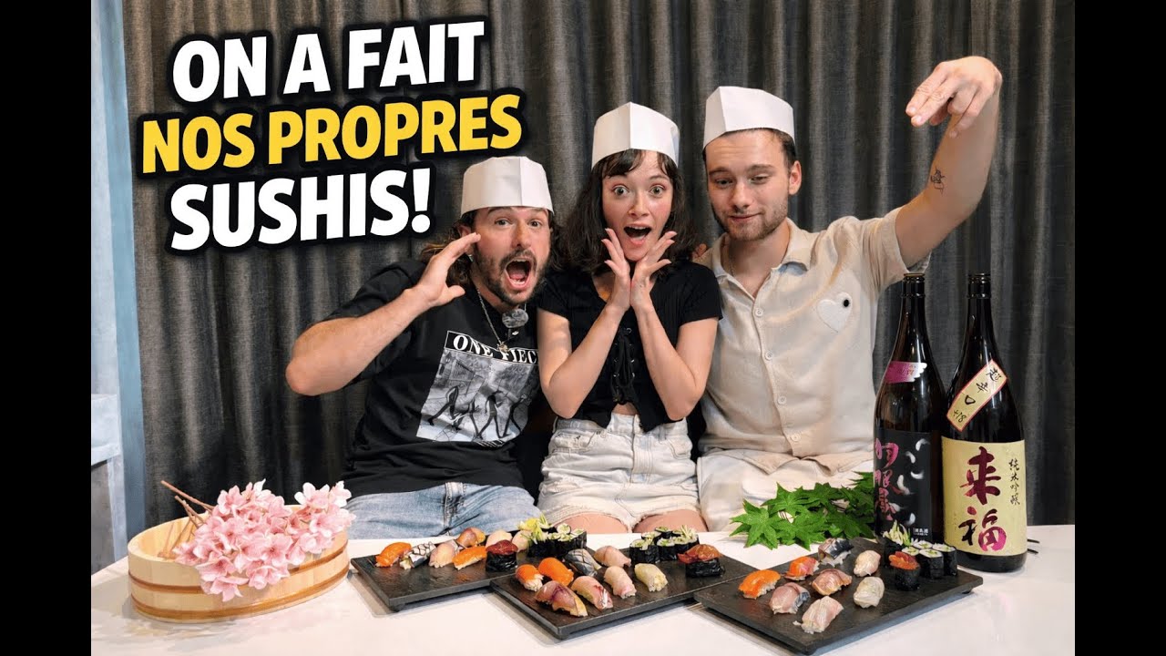 Faire ses SUSHIS avec un MAITRE JAPONAIS 🇯🇵