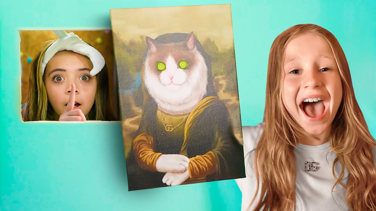 Nastya et ses amis ont construit des pièces secrètes pour jouer à cache-cache