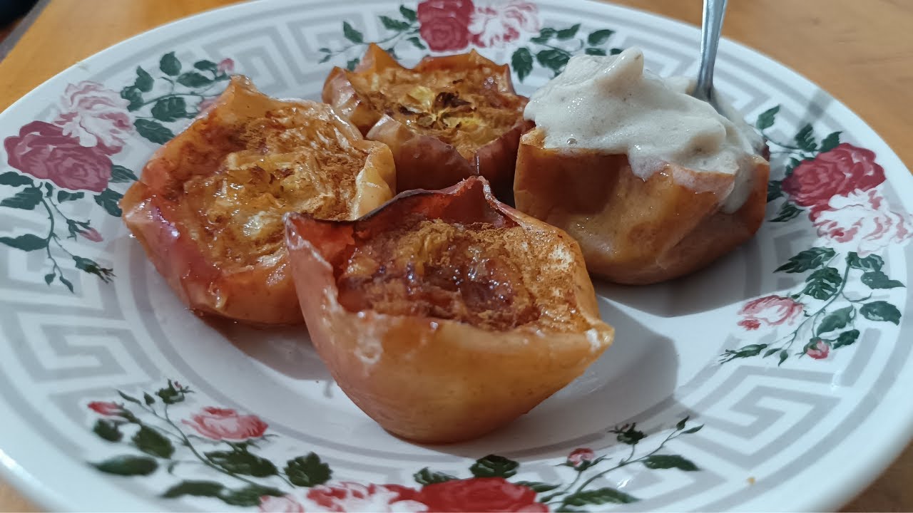 Maça com Canela Sobremesa na Airfryer