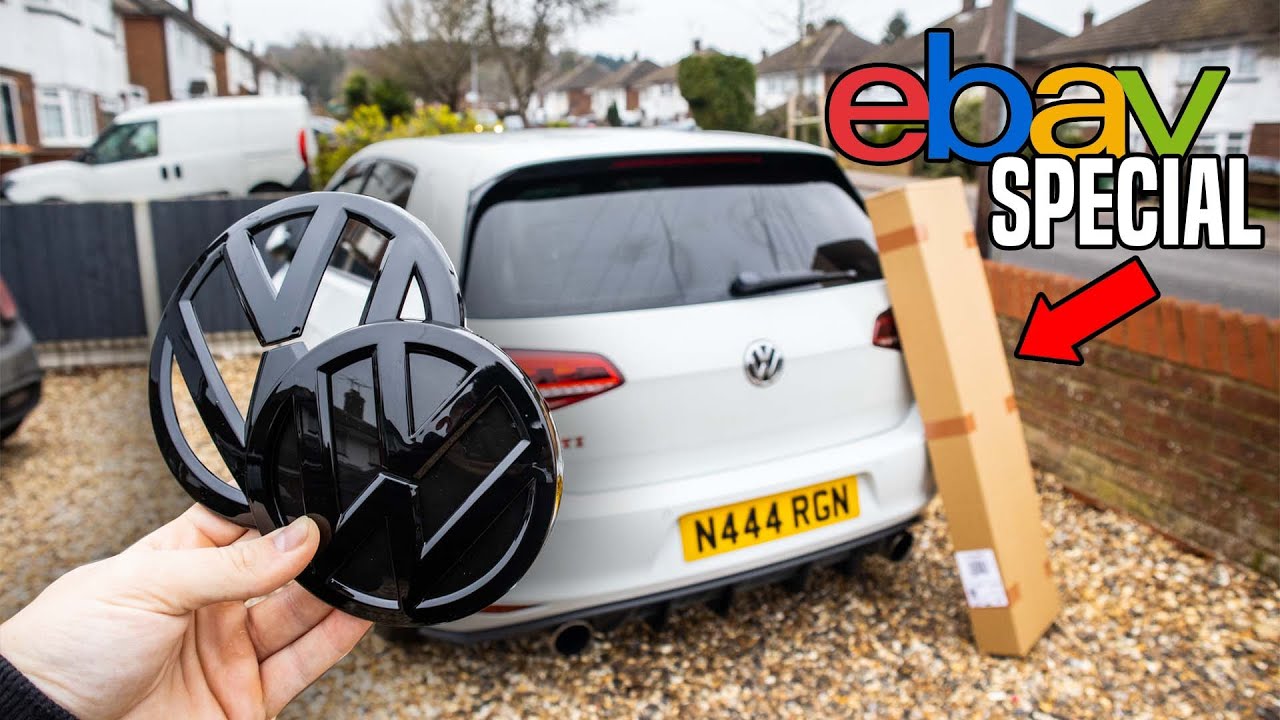 Ebay mods on my MK7 GTI | Black badges/ Spoiler