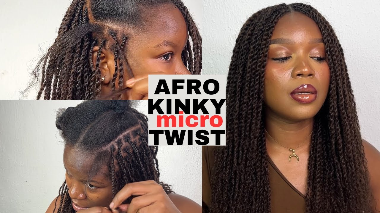 KINKY HAIR THAT FEELS & LOOKS LIKE NATURAL HAIR |Protective style ft QVR HAIR #minitwists #kinkyhair