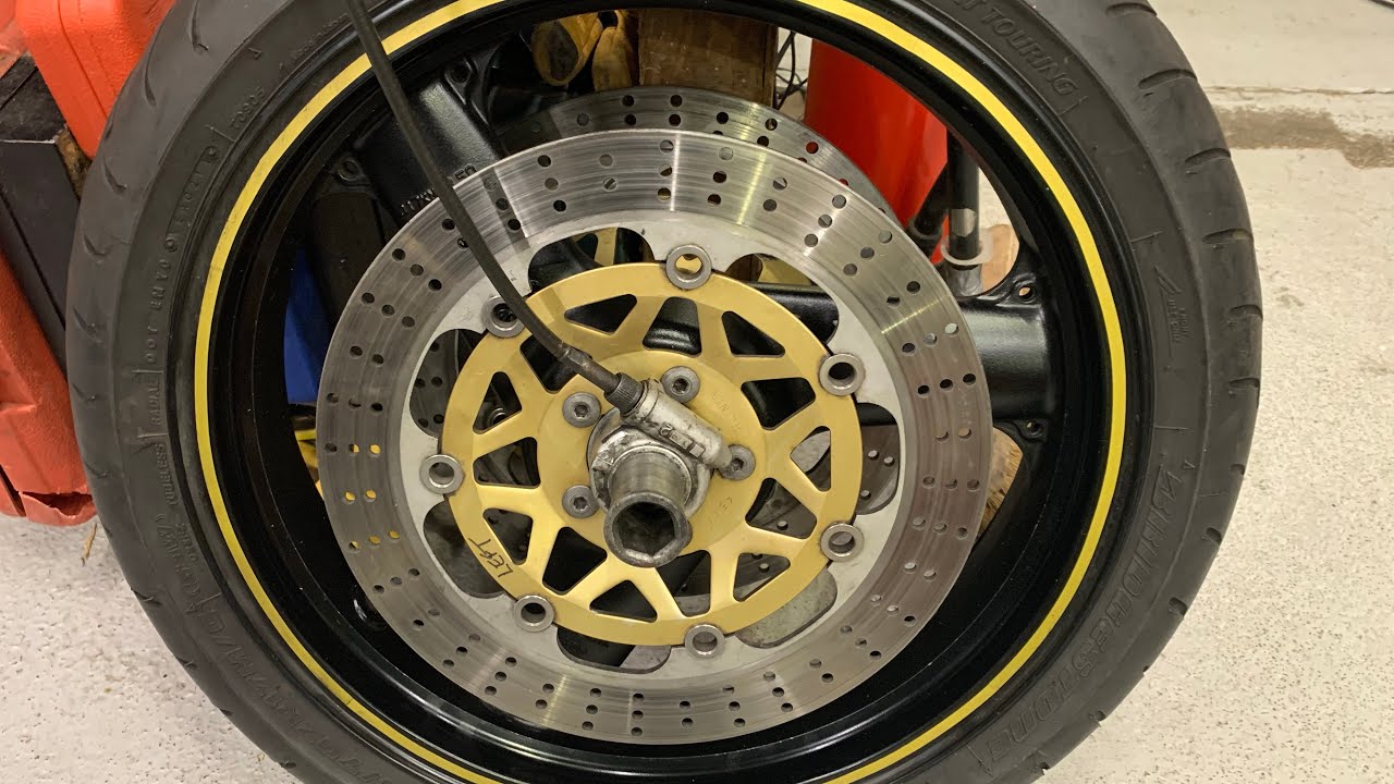 ZRX1100 front wheel bearings Replaced