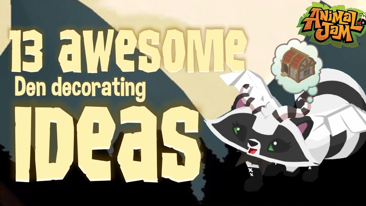 13 AWESOME Den Decorating IDEAS | Bandits Animal Jam
