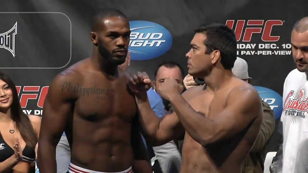 UFC 140 Weigh-in Highlight: Jon Jones vs. Lyoto Machida