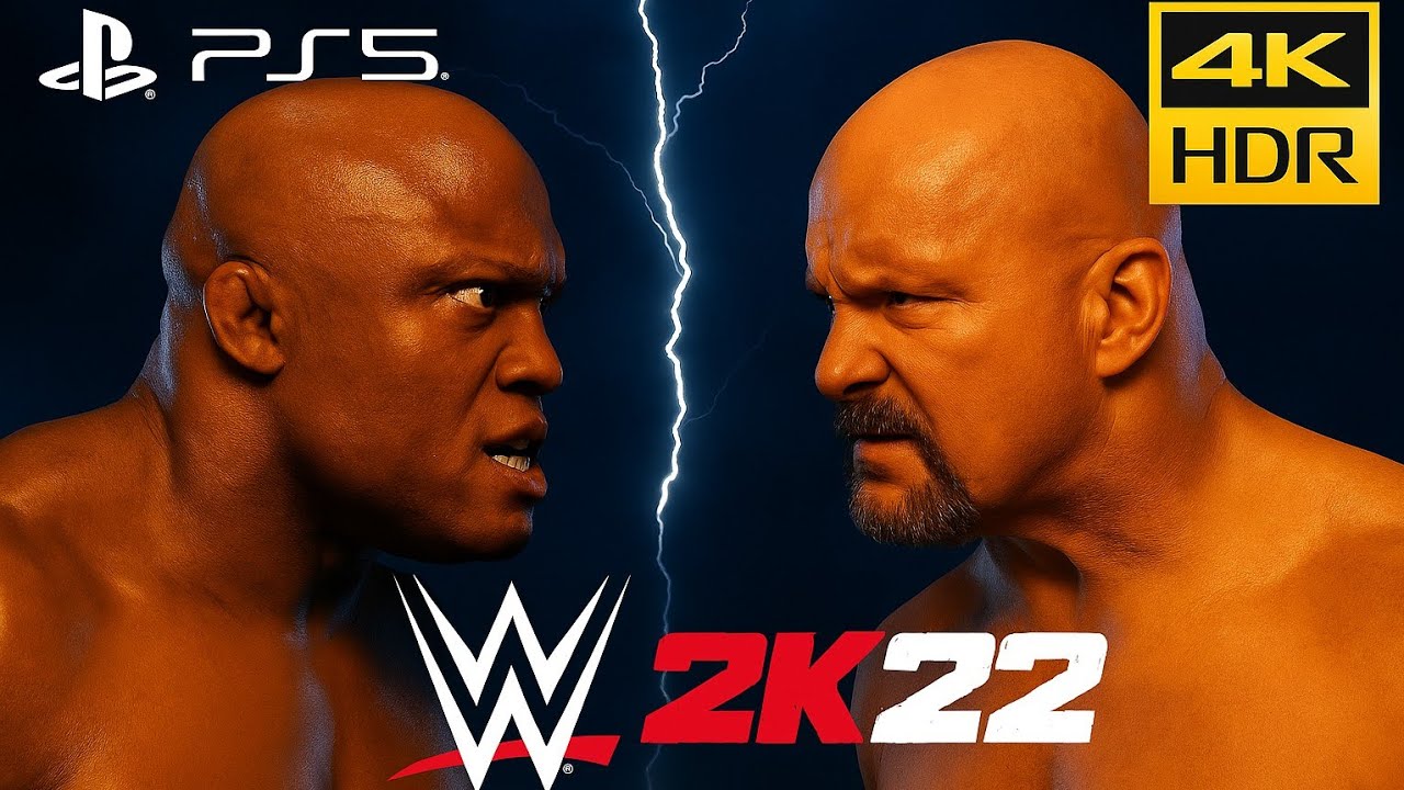 Bobby Lashley vs Stone Cold Steve Austin | WWE 2K22 | PS5 | 4K HDR
