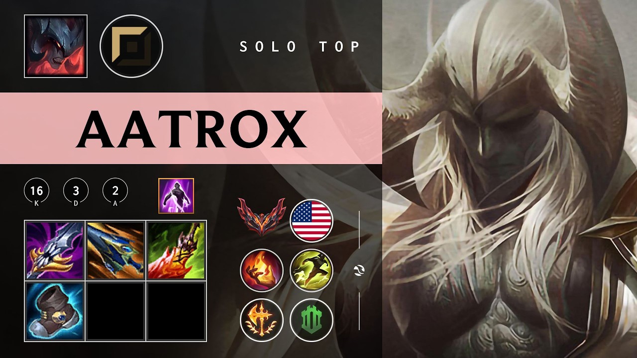 Aatrox Top vs Rumble - NA Grandmaster Patch 26.03