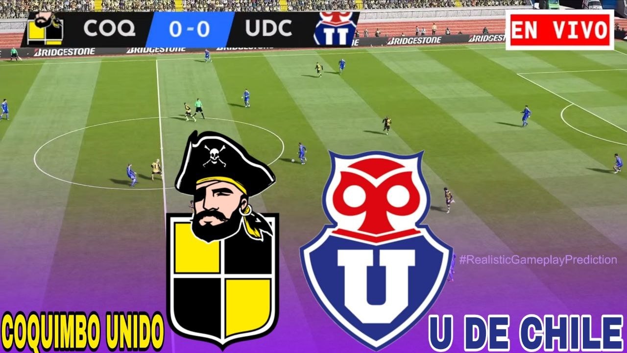 Coquimbo Unido vs U de Chile EN VIVO Liga Chilena 2026 Partido De Hoy Simulación Realista PES 21