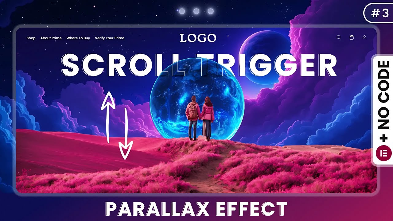 How to create a Stunning Parallax Scrolling Website with Elementor NO CODING! 🔥