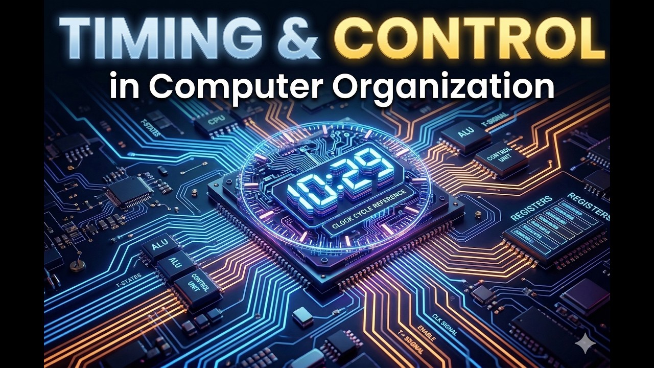 Timing and Control in Computer Organization.