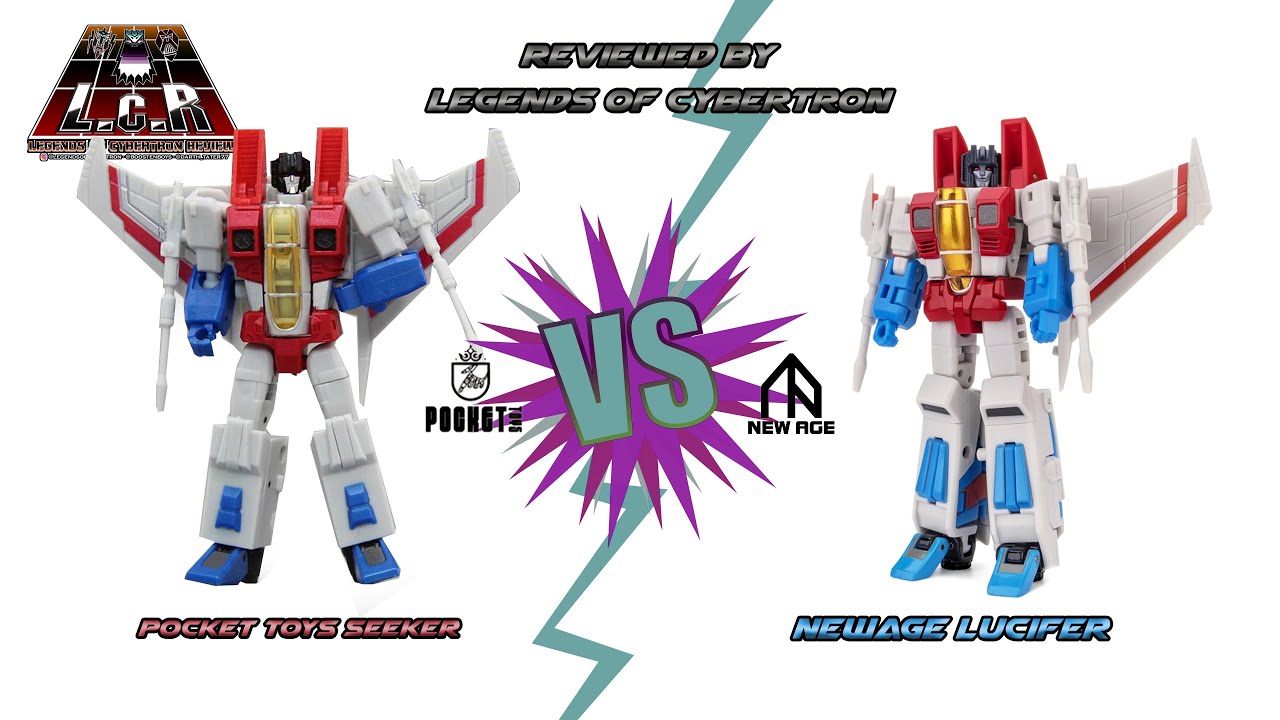 Pocket Toys Sky Commander VS Newage Lucifer (STARSCREAM) Comparison