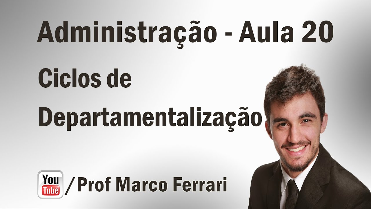 Administração - Aula 20 (Ciclos de Departamentalização)