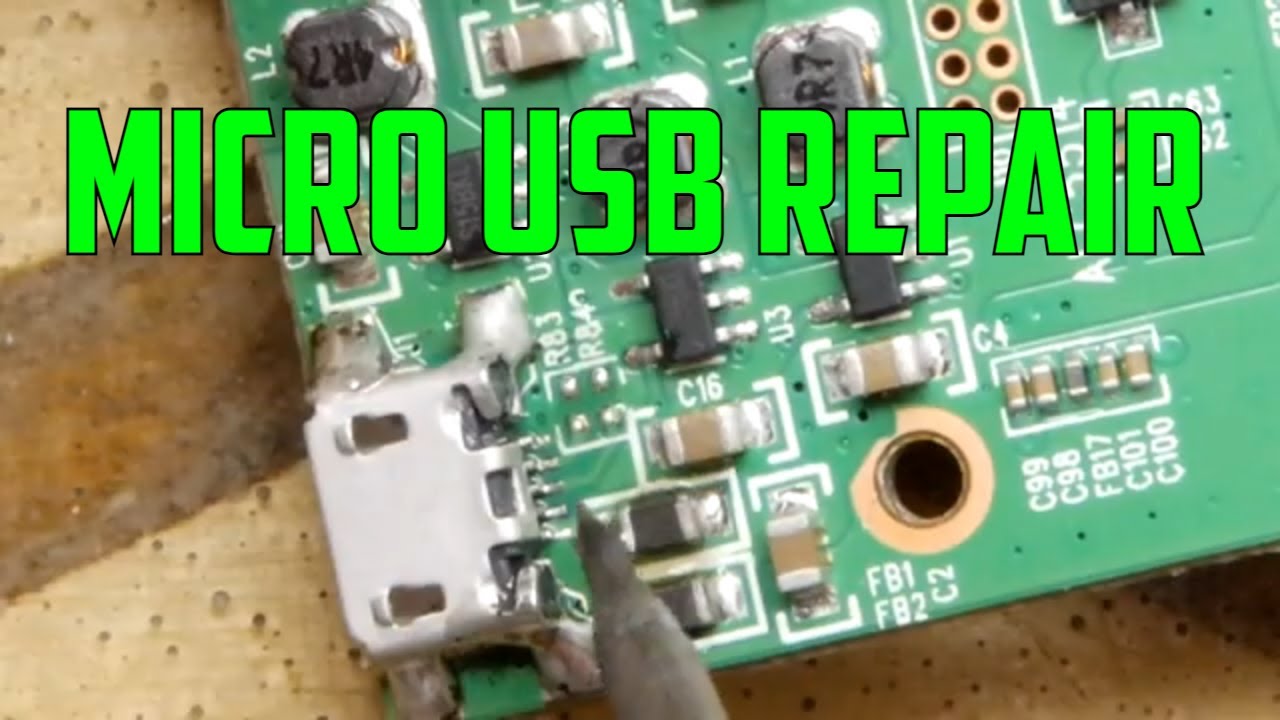 Как отремонтировать порт Micro USB