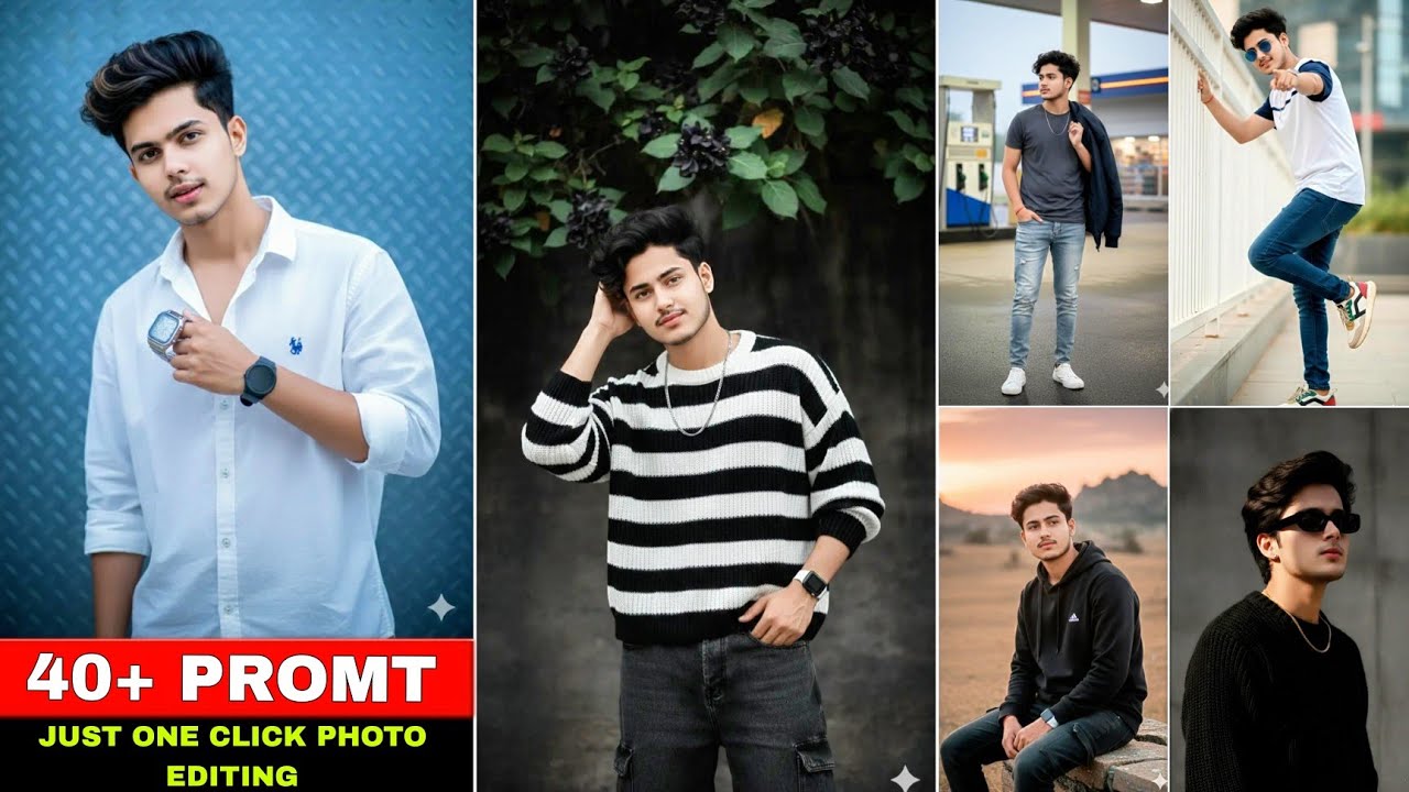 40+ GEMINI AI PROMPTS | ONE CLICK AI PHOTO EDITING | NEW TRENDING PHOTO EDITING | BOYS NEW PROMPT 💥🔚