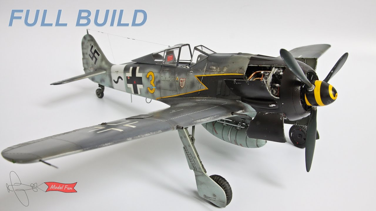Fw190 A-8/R-2 Sturmbock Revell 1:32 03874 ПОЛНАЯ СБОРКА