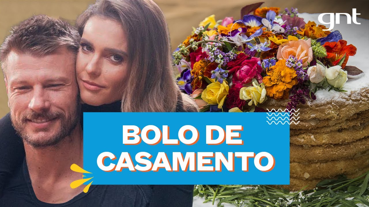BOLO DE CASAMENTO: naked cake com recheio de baba de moça | Rodrigo Hilbert | Bem Juntinhos