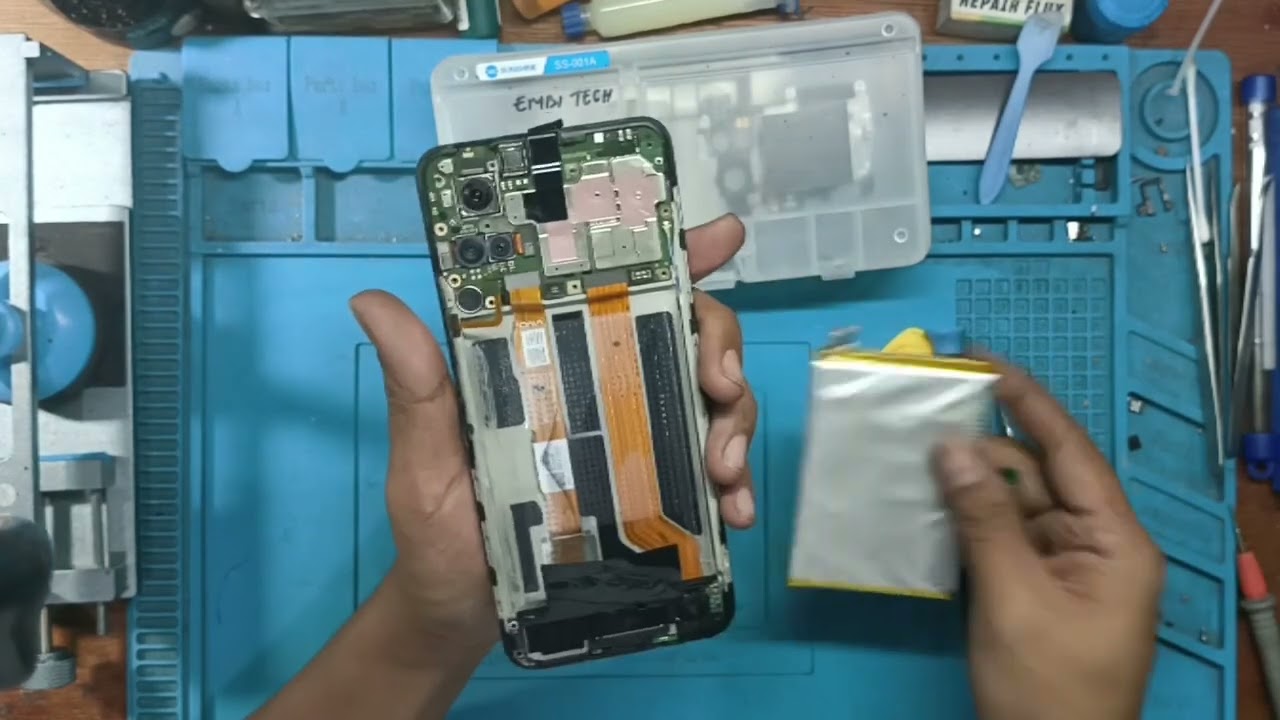 Tutorial buka backdoor Ganti Batre Vivo Y51 2020 Teardown Disassembly Repair Video Review