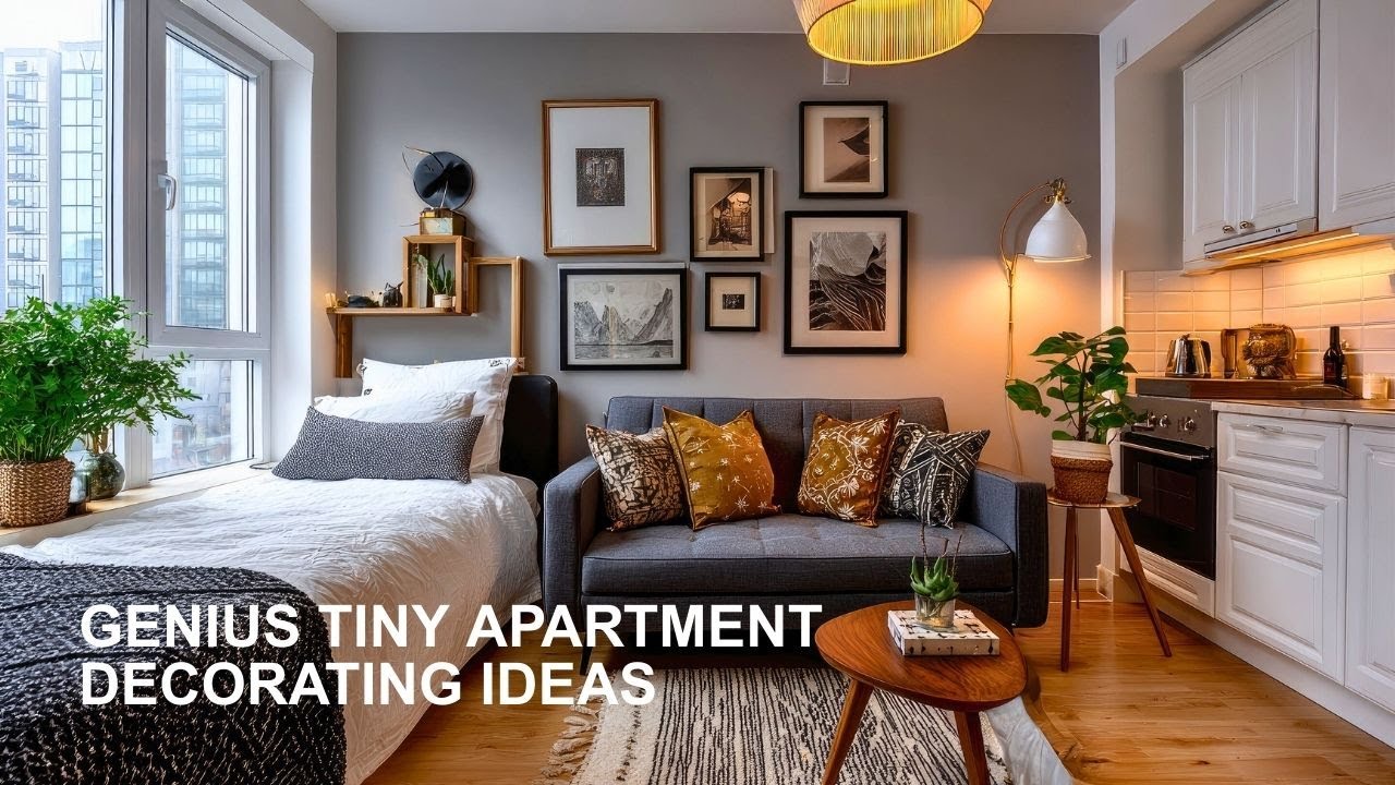 GENIUS Small Apartment Decorating Ideas for Tiny Spaces & Cozy Living