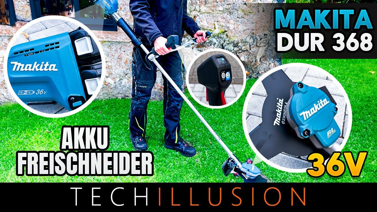 🔥Der STARKE 36V Akku-Freischneider DUR368 von MAKITA im Test!😱 - DUR368AZ / DUR368LZ  Review