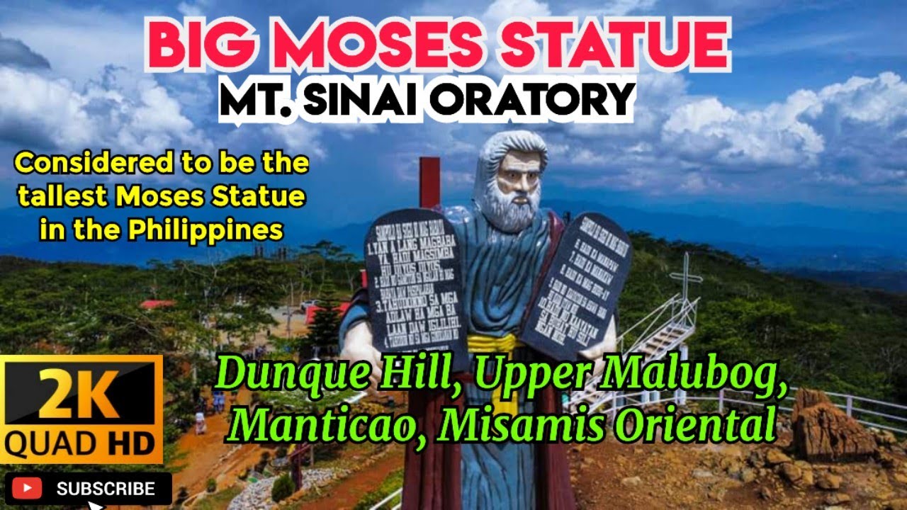 BIG MOSES STATUE at Mt. Sinai Oratory | Dunque Hill, Upper Malubog, Manticao, Misamis Oriental