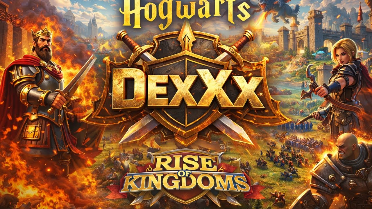 Rise of Kingdoms; A new beginning, a new project HOGWARTS February  DexXx